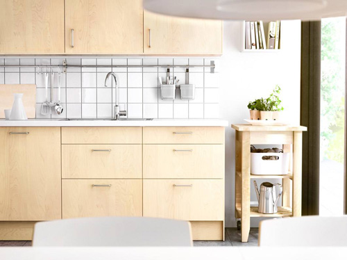 黄色木质橱柜木器漆