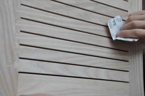 水性木器漆涂装之打磨方法